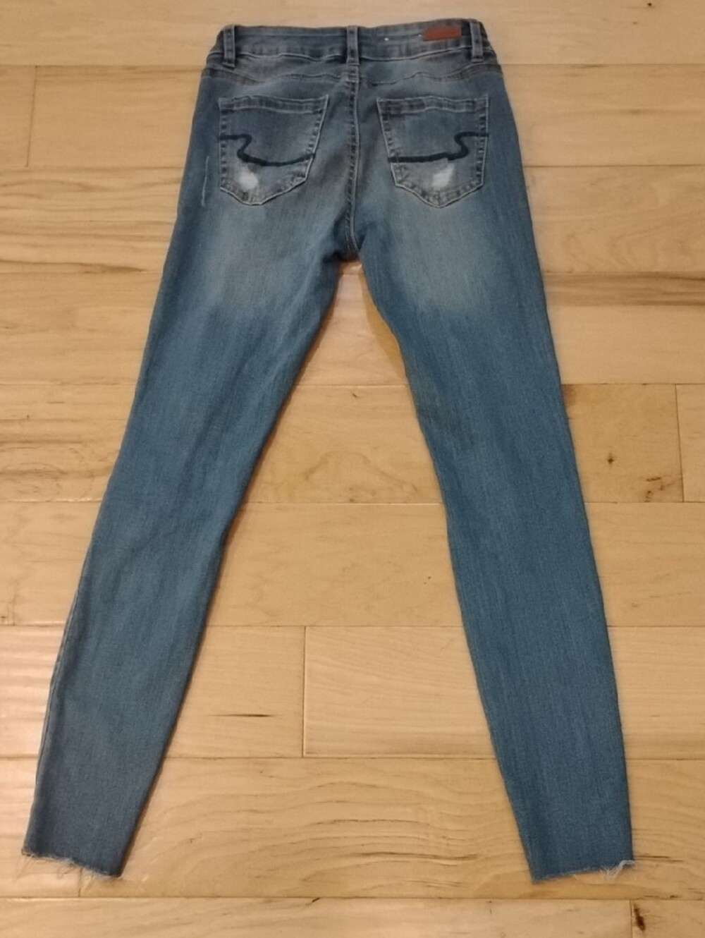 Ardene Light Blue Ripped Skinny Jeans - Picture 4 of 6